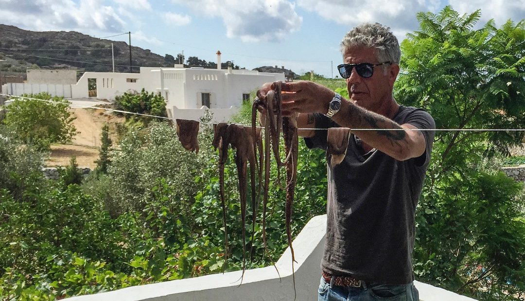 Antony Bourtain, CNN at Naxos island