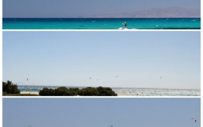 All in one kite spot, Glyfada beach, Naxos kitesurf Club