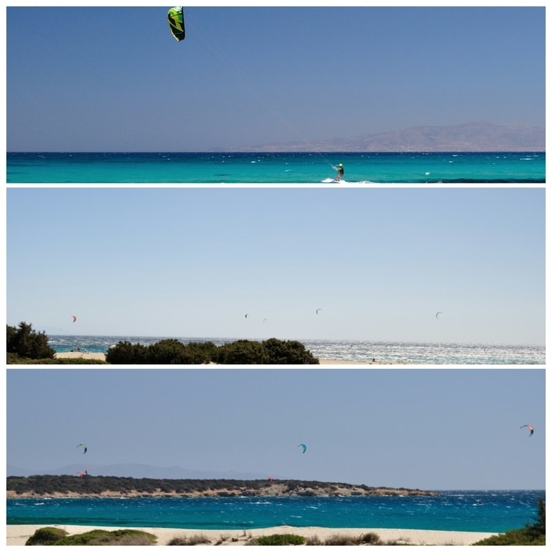 kite spot glyfada naxos greece